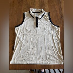 Perfect condition IZOD Golf Sleeveless Polo XXL smoke pet free home